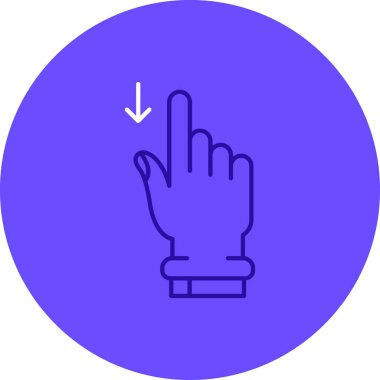 parmak vektör çizgisi çember simgesi g desig