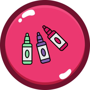 fırça. Web simgesi basit illüstrasyon