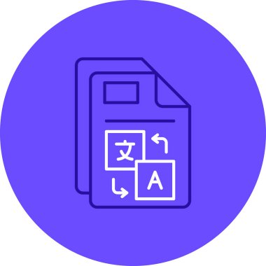 Bir kitap simgesinin vektör illüstrasyonu