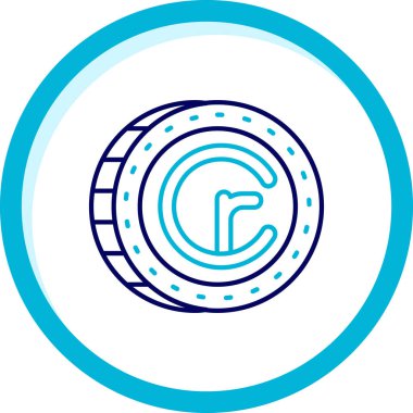 Mobil uygulama ve mobil için para vektörü simgesi modern ince çizgi biçimi