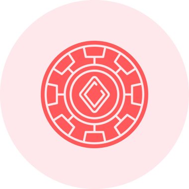 Modern bir simgenin vektör illüstrasyonu