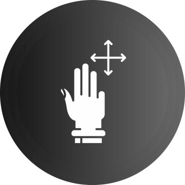 Çember simgesinin vektör modern illüstrasyonu