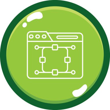 seo modern simgesinin vektör illüstrasyonu