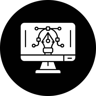 seo modern simgesinin vektör illüstrasyonu