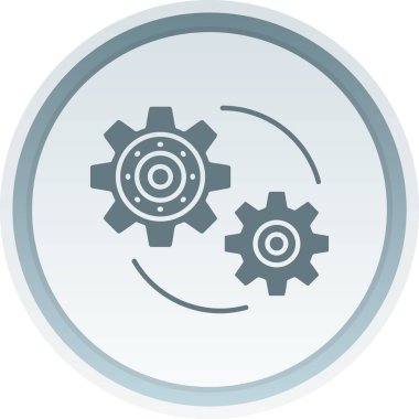 Teçhizat Web simgesi basit illüstrasyon