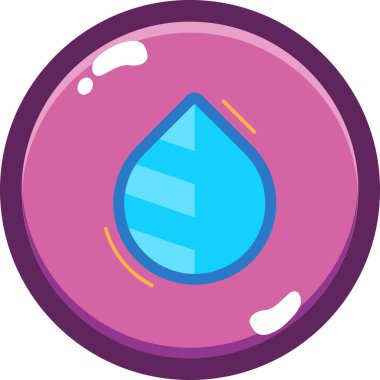 Damlat su simgesini - taslak biçimi