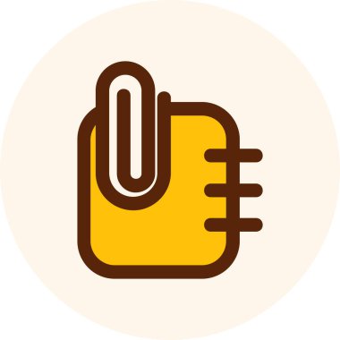 Bir el simgesinin vektör illüstrasyonu