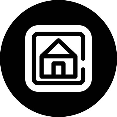 Vektör ev web simgesi