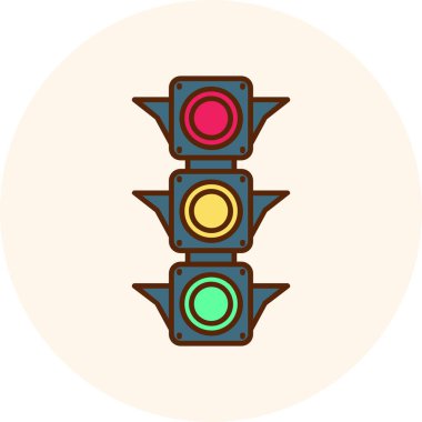 Ampul simgesi. Ağ için ampul vektör simgelerinin özet çizimi