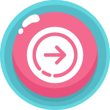 Pusula. Web simgesi basit illüstrasyon