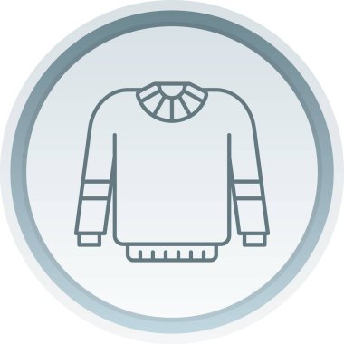 Süveter. Web simgesi basit illüstrasyon