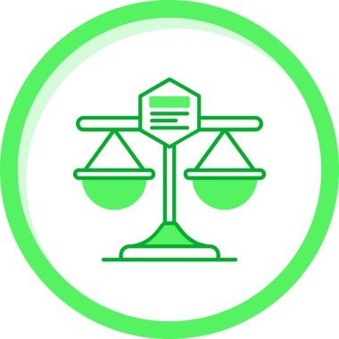 vektör adalet ölçeği illüstrasyonu