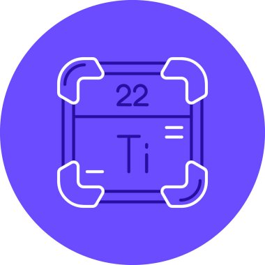 Modern bir simgenin vektör illüstrasyonu