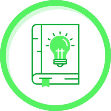 fikir simgesi, vektör illüstrasyonu