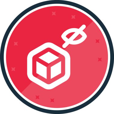 Çemberli bir kutunun vektör simgesi