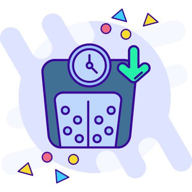 saat simgesi, vektör illüstrasyonu