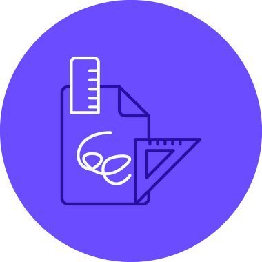 Modern simgenin vektör illüstrasyonu