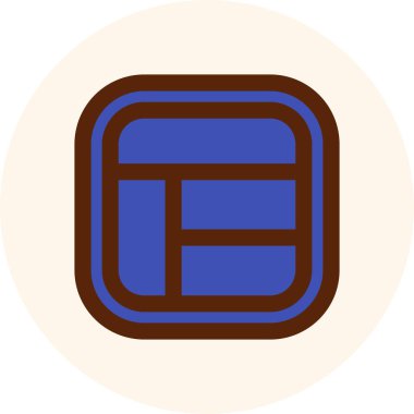 çikolata parçacıklı vektör simgesi