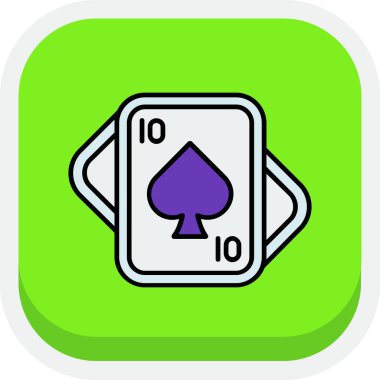 Beyaz arkaplanda poker çipi simgesi