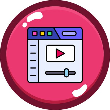 Film simge vektör çizim