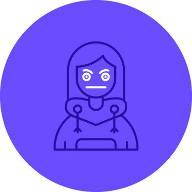 emoji simgesinin vektör illüstrasyonu