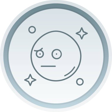 Emoji yüz ifadesi taslak biçiminde vektör illüstrasyonu