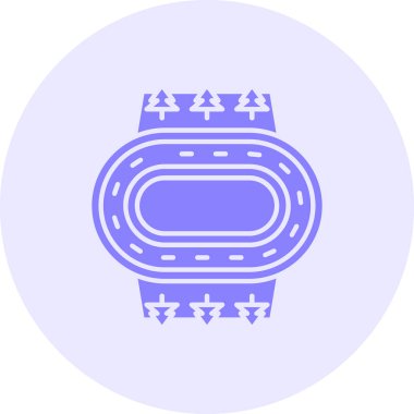 Beyaz arka planda izole edilmiş deri kemer simgesi. Deri aksesuar. Renkli taslak konsepti. vektör.