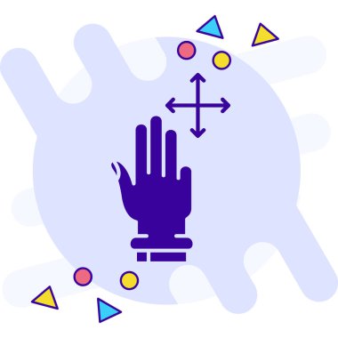 Bir parmak simgesi ile el