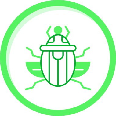 Böcek. Web simgesi basit illüstrasyon