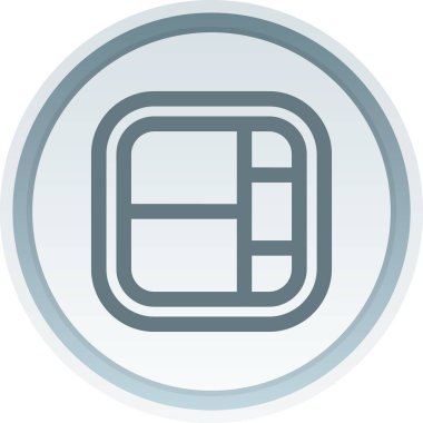 Benzersiz kart vektör simgesi