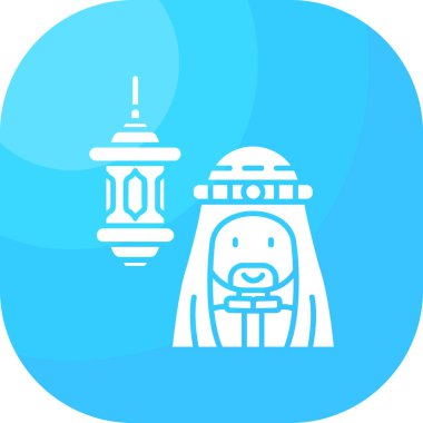 Cami simgesinin vektör illüstrasyonu