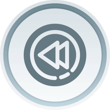 Tek bir düğme simgesinin vektör illüstrasyonu