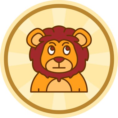 Aslan maskotu simgesi