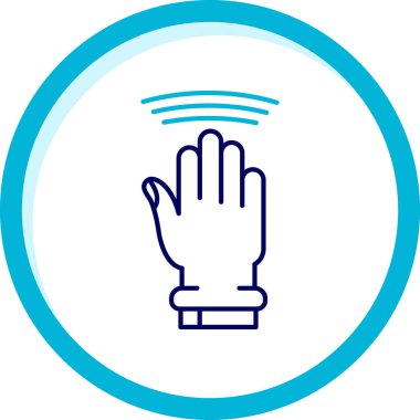 El simgesinin vektör illüstrasyonu