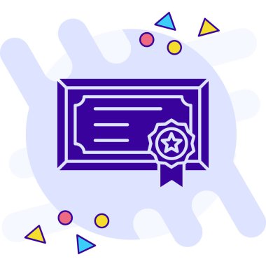 Rozet Simgesi Moda Biçiminde İzole Arkaplan