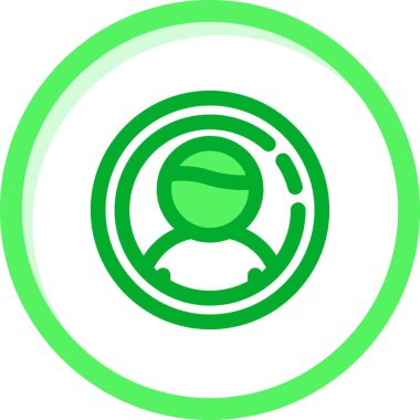 eşsiz kullanıcı arayüzü vektör çizgisi simgesi