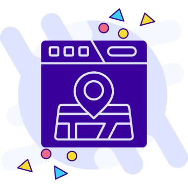 seo modern simgesinin vektör illüstrasyonu