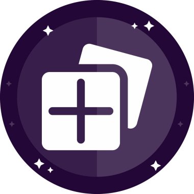 Yıldız. Web simgesi vektör illüstrasyonu