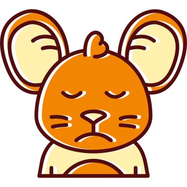 Şirin bir hayvan çizgi filmi.