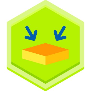 Tatlı ikonu. Düz stil.