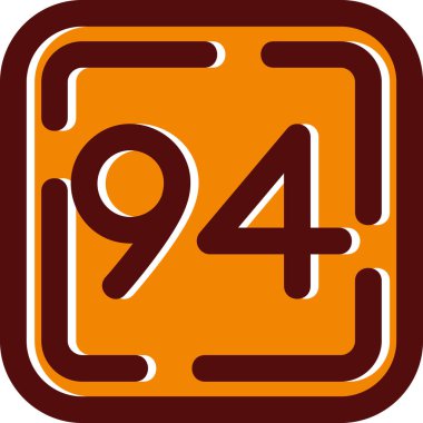 9 sayısının vektör illüstrasyonu