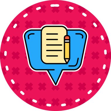 Beyaz arka planda sihirli ikonu olan çizgi sihirli kitabı. Kitap ikonu ile şaka ya da parti. Cadılar bayramı konseptin kutlu olsun. Renkli taslak konsepti. vektör