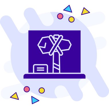 tv simge vektör çizim