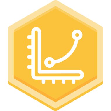 Modern bir simgenin vektör illüstrasyonu