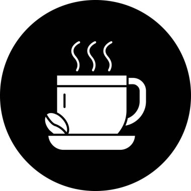 Kahve fincanı. Web simgesi