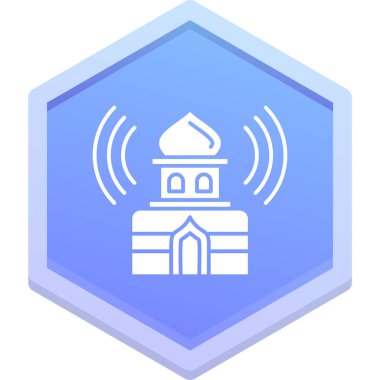 Cami. Web simgesi basit illüstrasyon