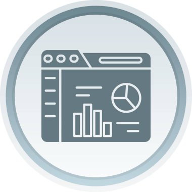 İş ve finans simgesinin vektör illüstrasyonu