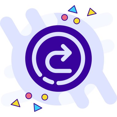 Bir madeni paranın vektör illüstrasyonu