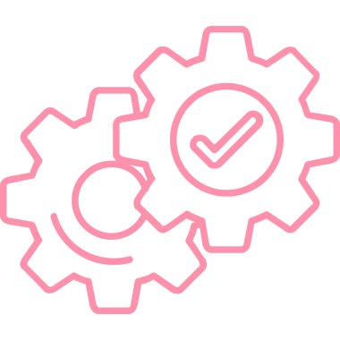 dişli simgesi vektör illüstrasyonu