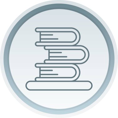 Bir kitap simgesinin vektör illüstrasyonu